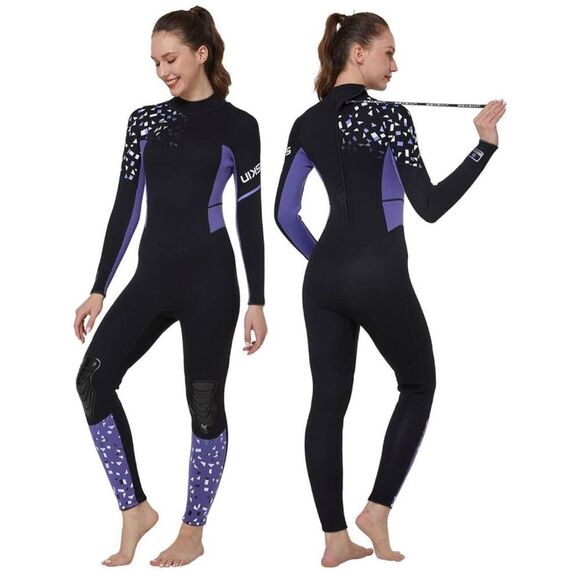 Seaskin Full Wetsuits for Men Womens 3mm Back Zip - Picture 1 of 8